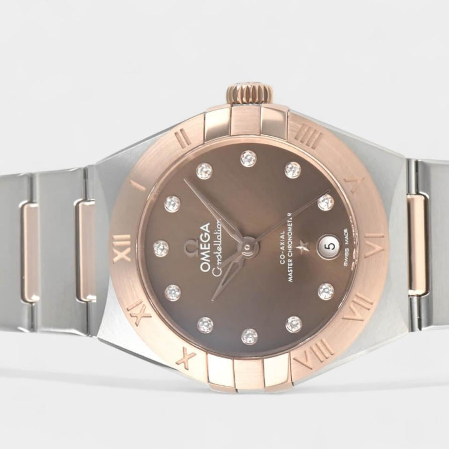 Omega Constellation Steel&Rose gold / 29 mm / Box&Papers / 131.20.29.20.63.001