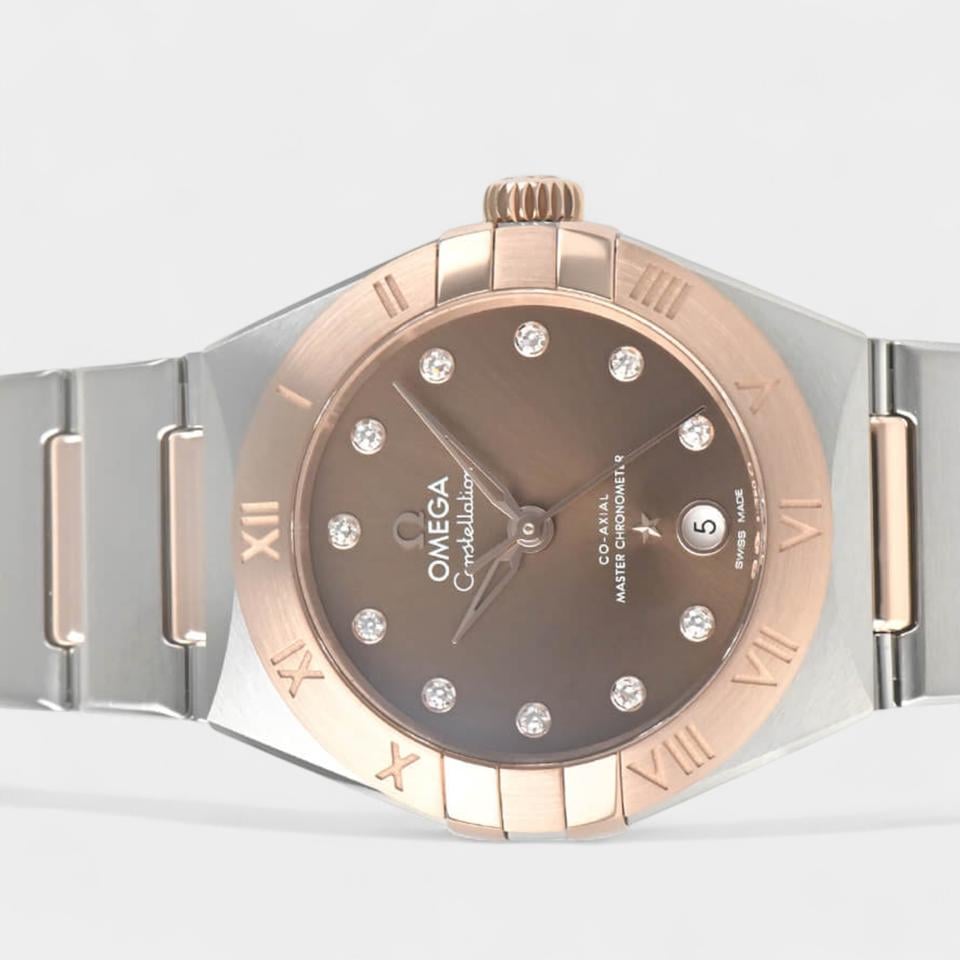 Omega Constellation Steel&Rose gold / 29 mm / Box&Papers / 131.20.29.20.63.001