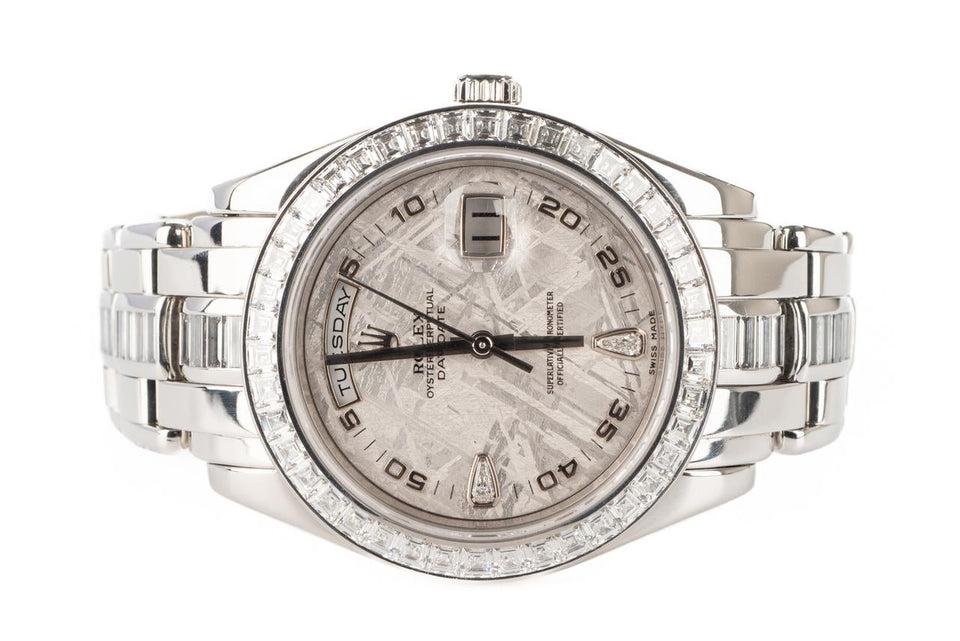 Rolex | Day-Date | 18956 | Platinum | 39 mm | Platinum | Silver | Automatic