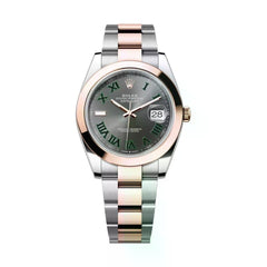 Rolex | Datejust | Rolex Datejust 41 Wimbledon Dial 126301 | Gold/Steel | 41 mm | Gold/Steel | Grey | Automatic