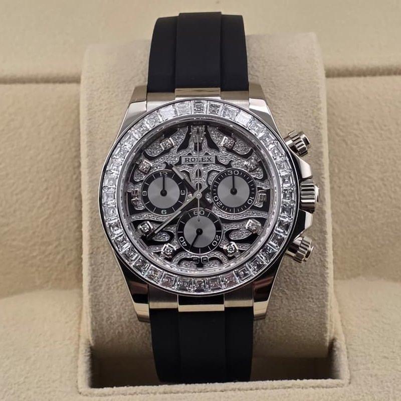 Rolex | Daytona | 116589TBR | White gold | 40 mm | Rubber | Silver | Automatic