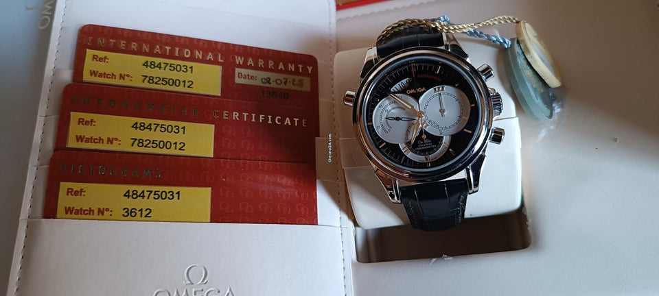Omega De Ville Co-Axial Rattrapante NUOVO del 2025 omega de ville calibro coaxial fp 3612