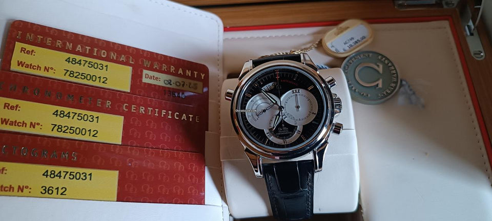 Omega De Ville Co-Axial Rattrapante NUOVO del 2025 omega de ville calibro coaxial fp 3612