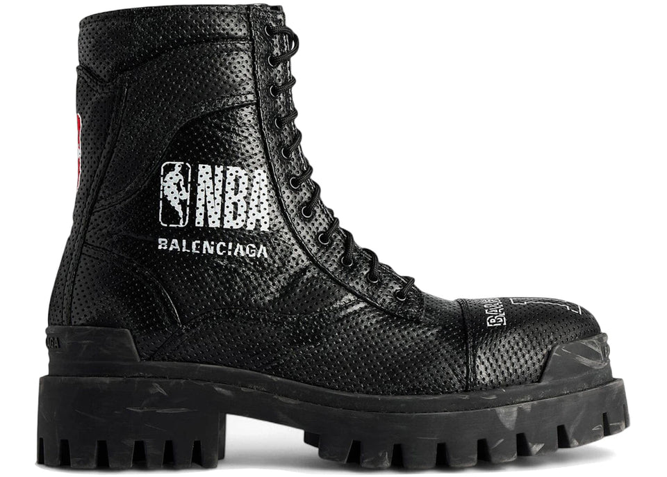 Balenciaga Combat Strike Boot Nba Black