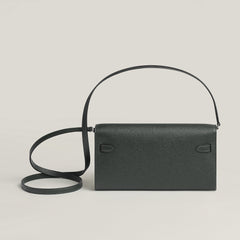 Hermes Kelly Classique To Go Wallet Gris Tain