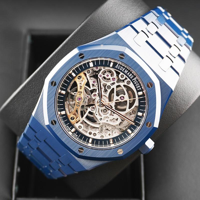 Audemars Piguet Double Balance Wheel Openworked Bleu Nuit Nuage