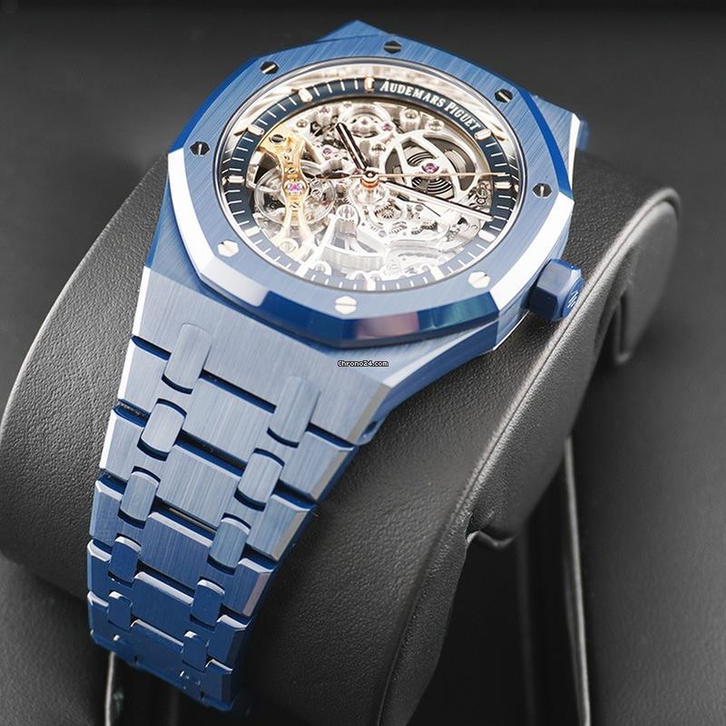 Audemars Piguet Double Balance Wheel Openworked Bleu Nuit Nuage