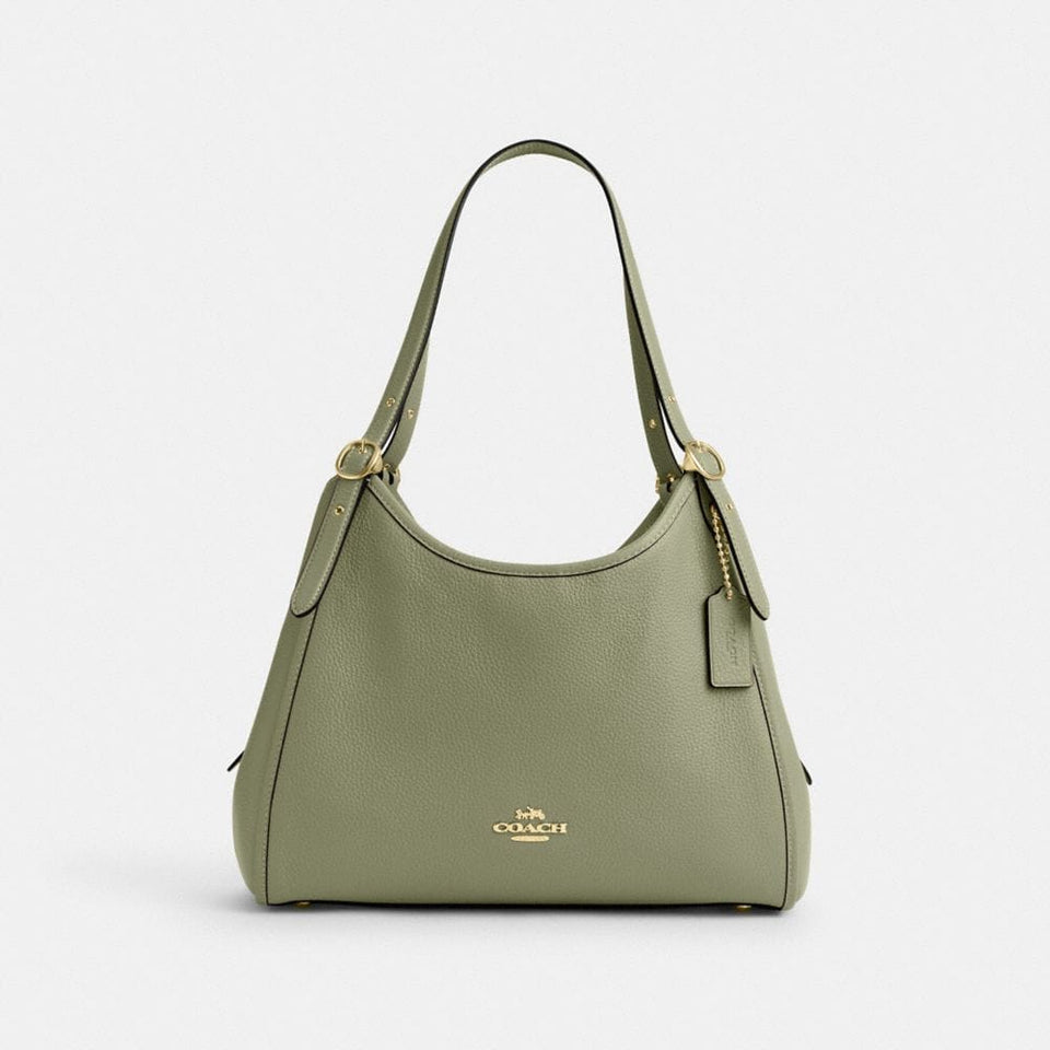 Coach Erin Shoulder Bag Gold Pistachio