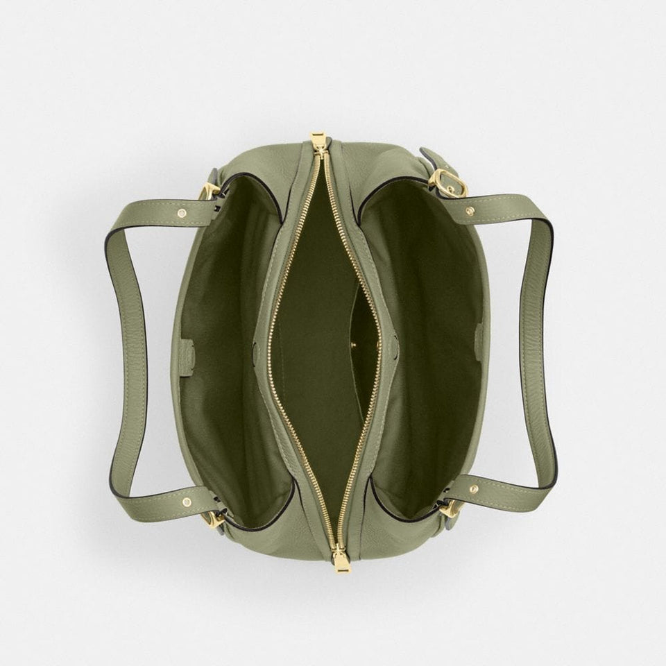 Coach Erin Shoulder Bag Gold Pistachio