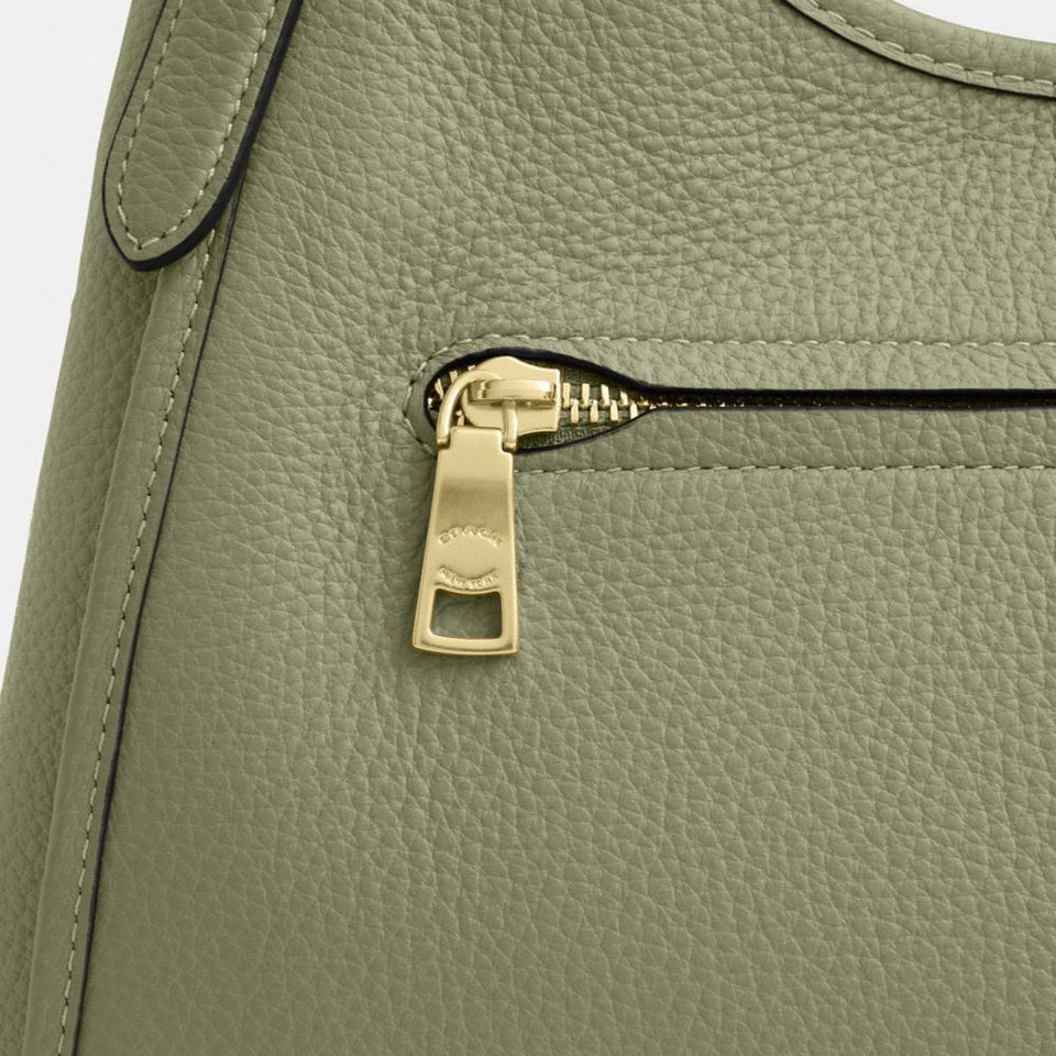 Coach Erin Shoulder Bag Gold Pistachio