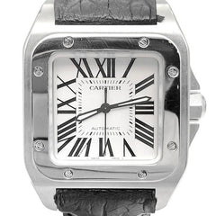 Cartier Santos 100 Steel Watch (Medium) L759496