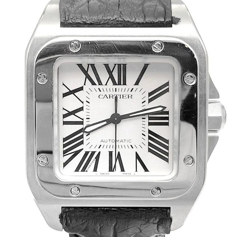 Cartier Santos 100 Steel Watch (Medium) L759496