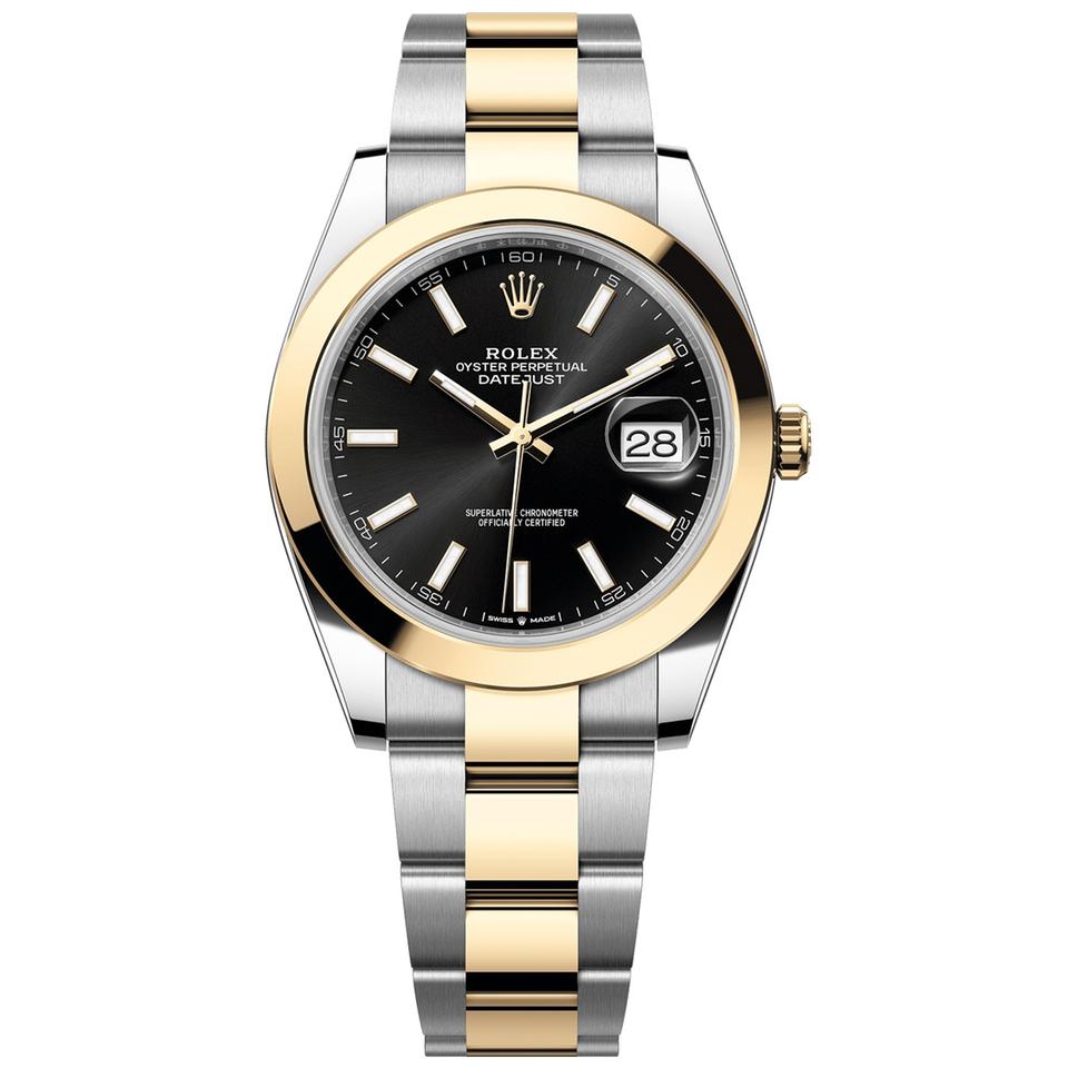 Rolex | Datejust | 126303 | Gold/Steel | 41 mm | Gold/Steel | Black | Automatic
