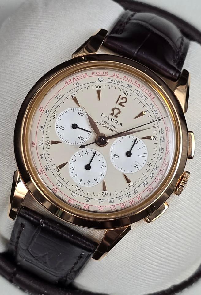 Omega Museum Collection 516.53.39.50.02.001 Racend Timer Limited Edition 1949 Like New Box Only