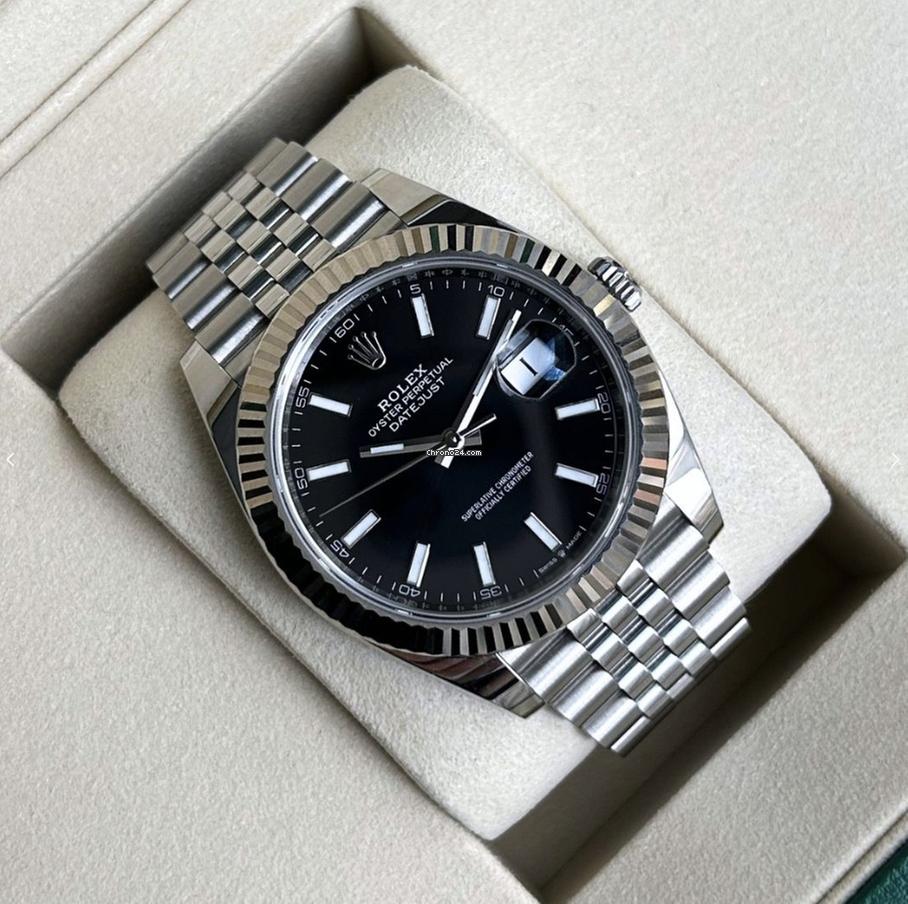 Rolex | Datejust | 126334 | Gold/Steel | 41 mm | Gold/Steel | Black | Automatic