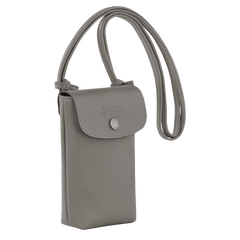 Longchamp Le Pliage Xtra Phone case with leather lace Turtledove