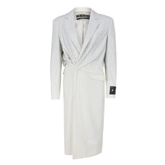 - Padded Shoulder A Line Dress
