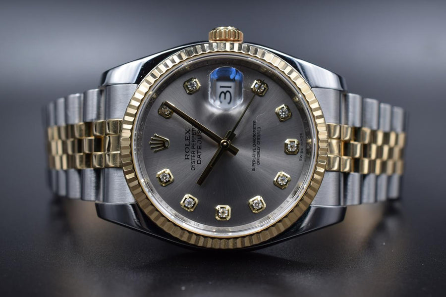 Rolex | Datejust | 116233 | Gold/Steel | 36 mm | Gold/Steel | Silver | Automatic