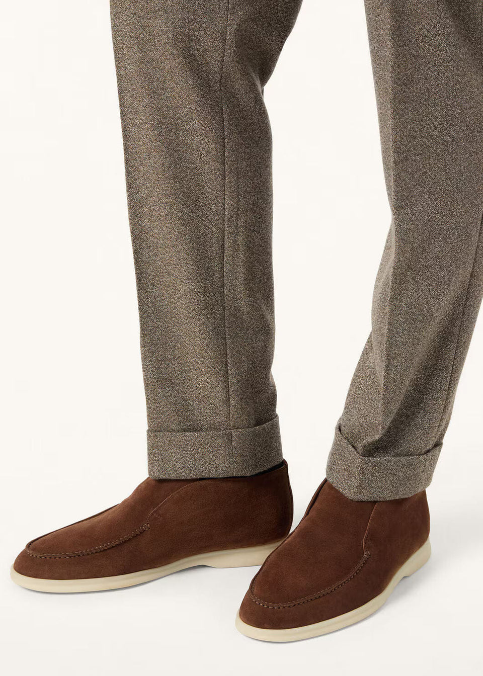 LoroPiana Open Walk Ankle Boot Clove