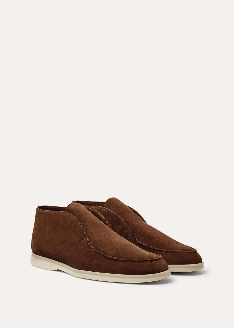 LoroPiana Open Walk Ankle Boot Clove