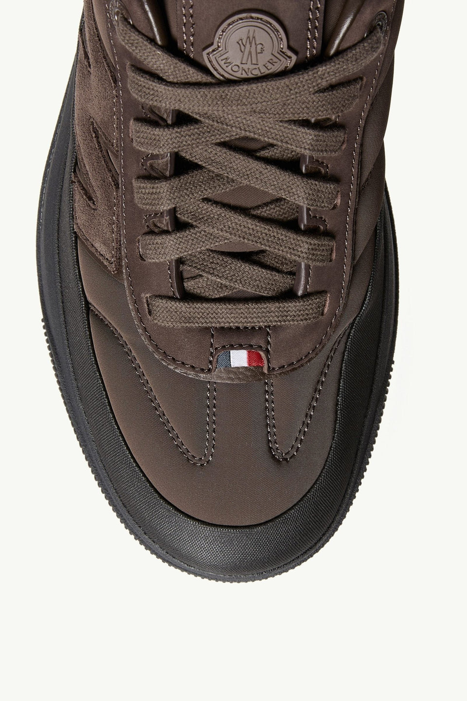 Moncler Moncler Altive Nubuck & Suede Sneakers Brown