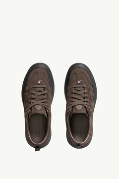 Moncler Moncler Altive Nubuck & Suede Sneakers Brown