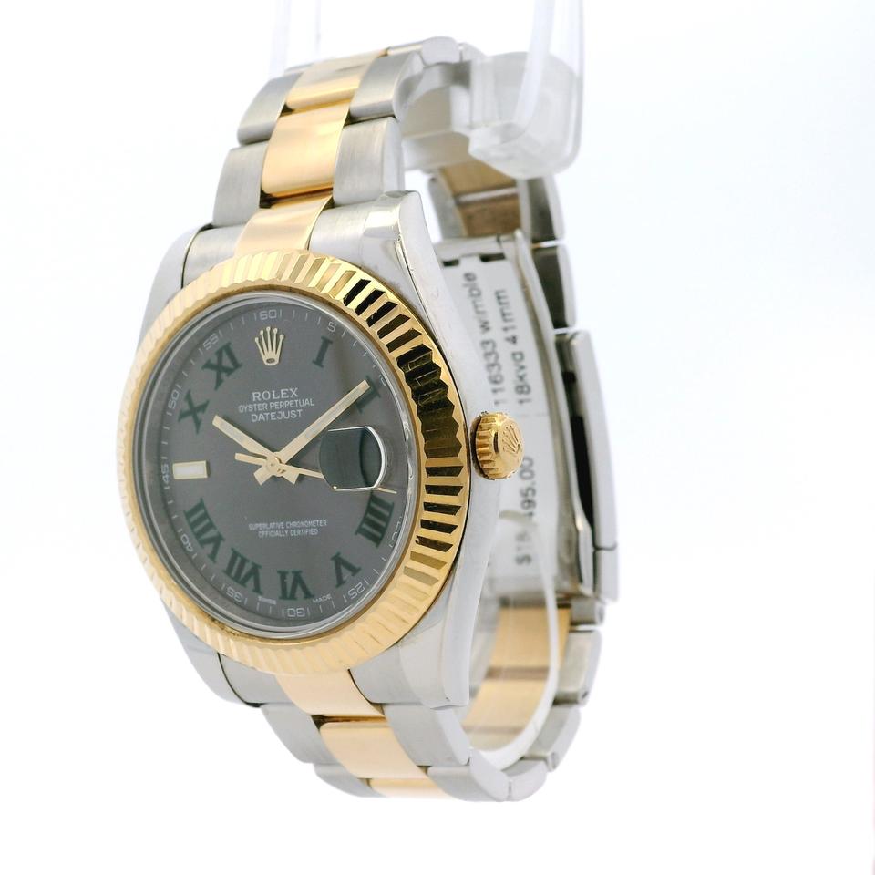 Rolex | Datejust | 116333 | Gold/Steel | 41 mm | Gold/Steel | Grey | Automatic