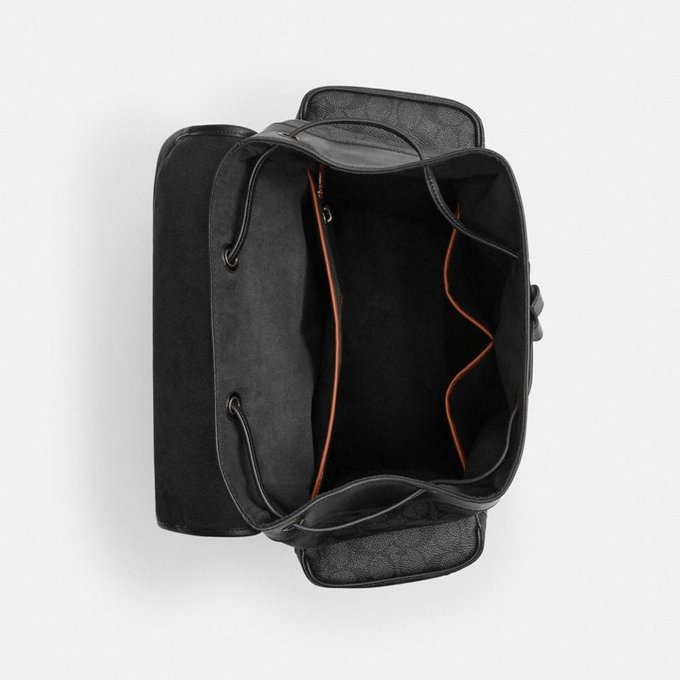 Hitch Backpack In Signature Canvas With Patches