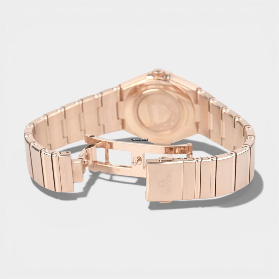 Omega Constellation Diamond&Emerald / Rose gold / 28 mm / 131.55.28.60.99.004