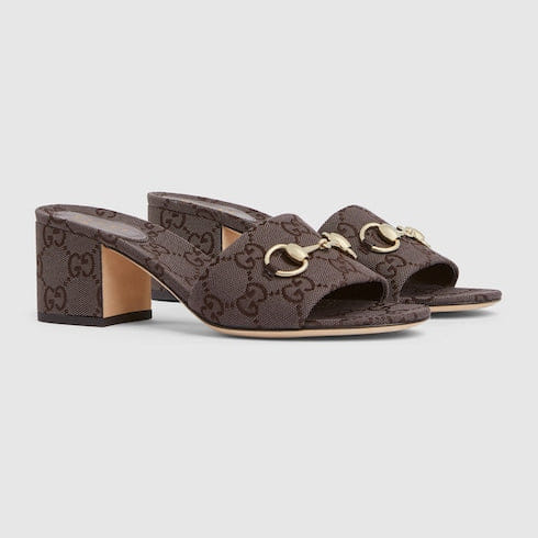 Women's slide sandal with Horsebit
