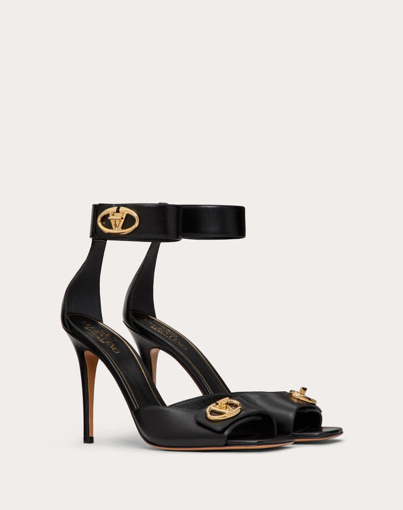 V-Logo Locker Calfskin Sandal