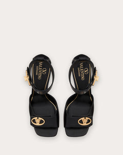 V-Logo Locker Calfskin Sandal