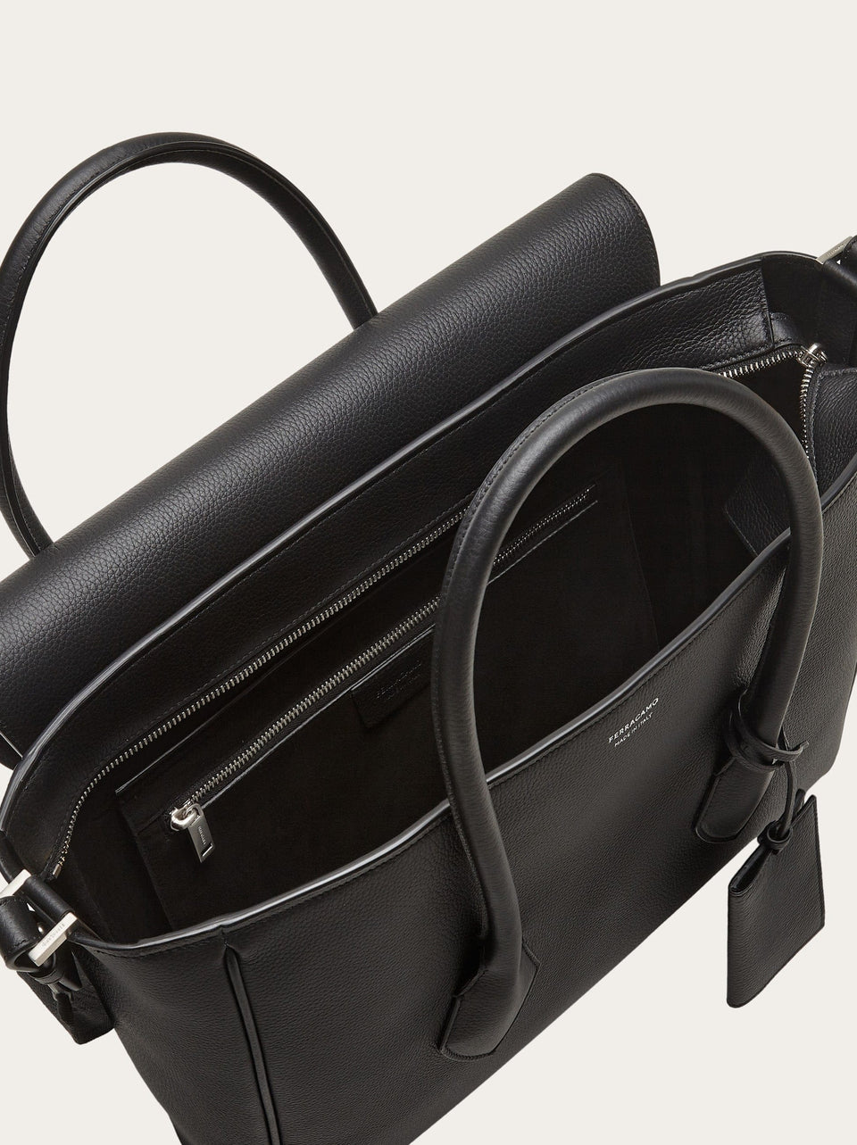East-West briefcase
