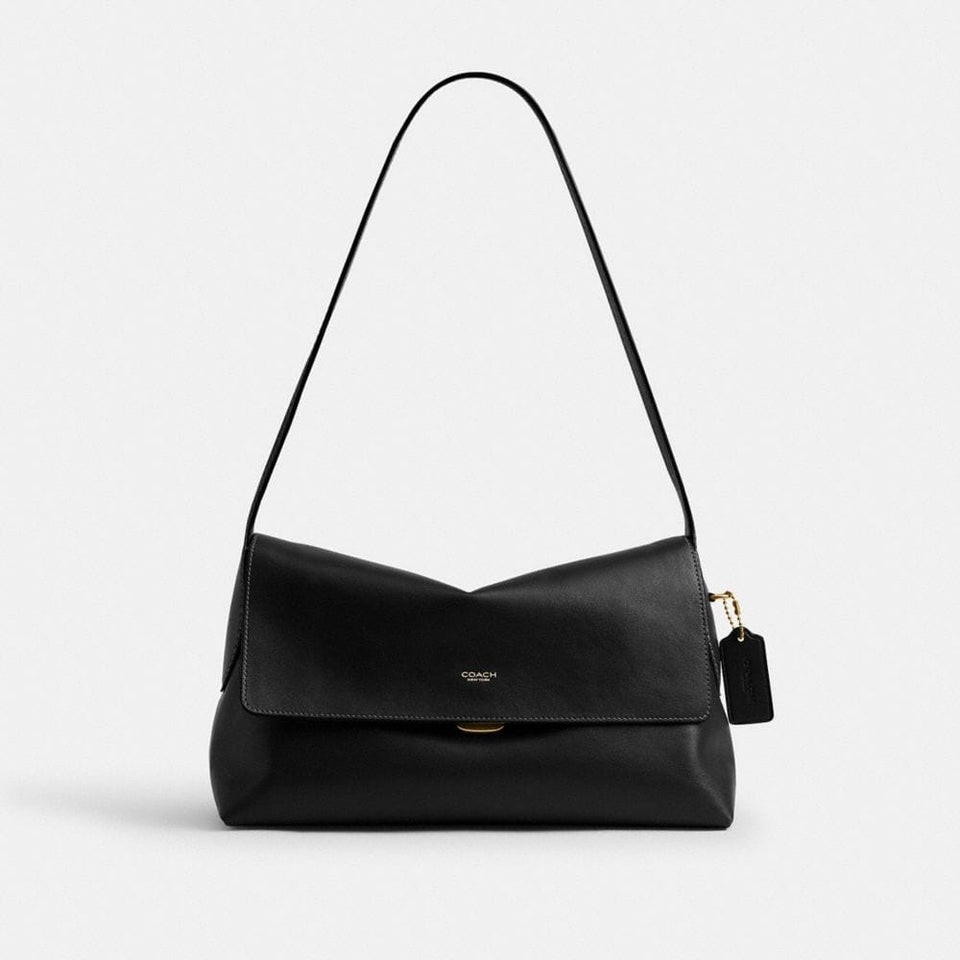 Coach Chelsea Shoulder Bag 30 Brass Black