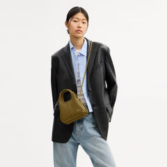 Coach Lana Shoulder Bag 19 Brass Muted Olive