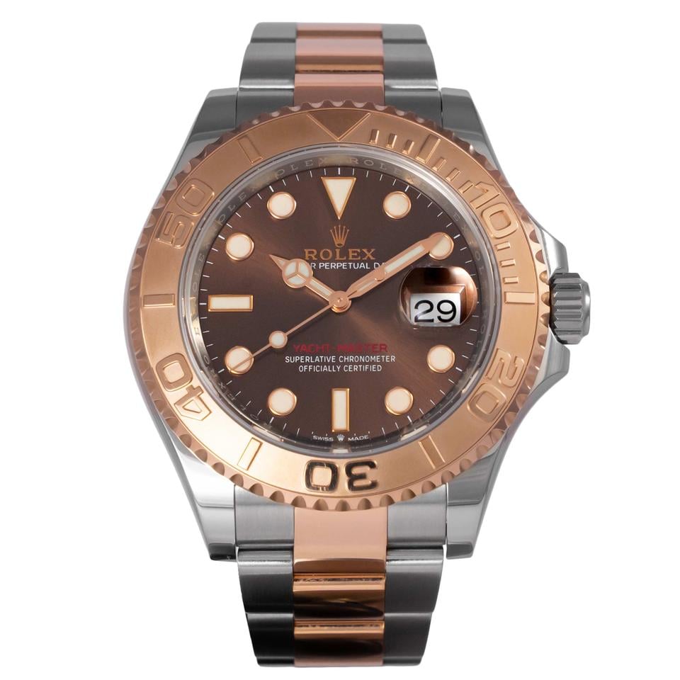 Rolex | Yacht-Master | 126621 | Rose gold | 40 mm | Gold/Steel | Brown | Automatic