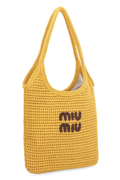 Miu Miu IVY crochet bag tote