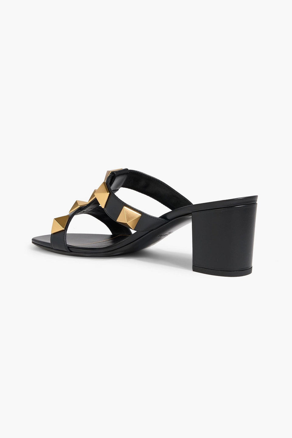 Valentino Garavani Rockstud Leather Mules Black Women's