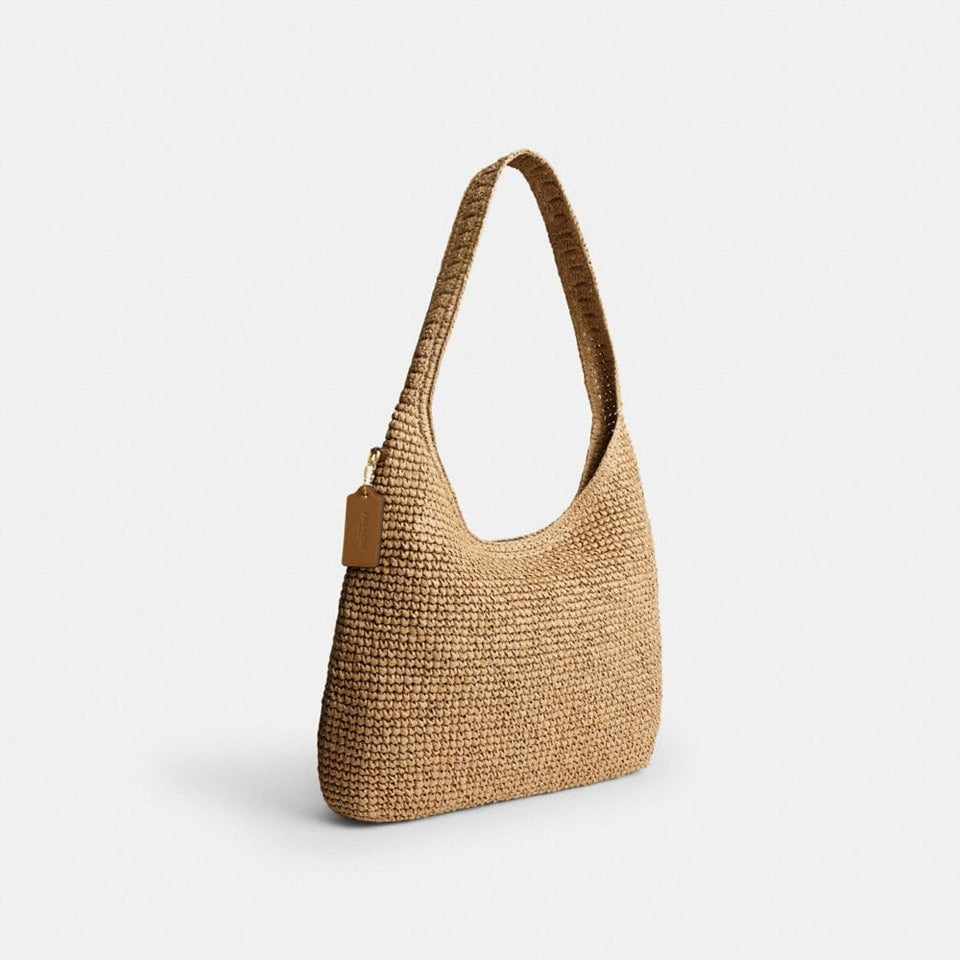 Coach Brooklyn Shoulder Bag 34 Brass Natural