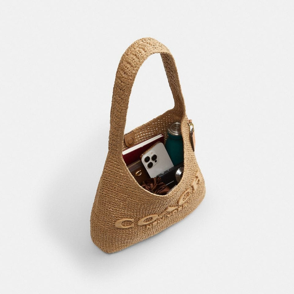 Coach Brooklyn Shoulder Bag 34 Brass Natural