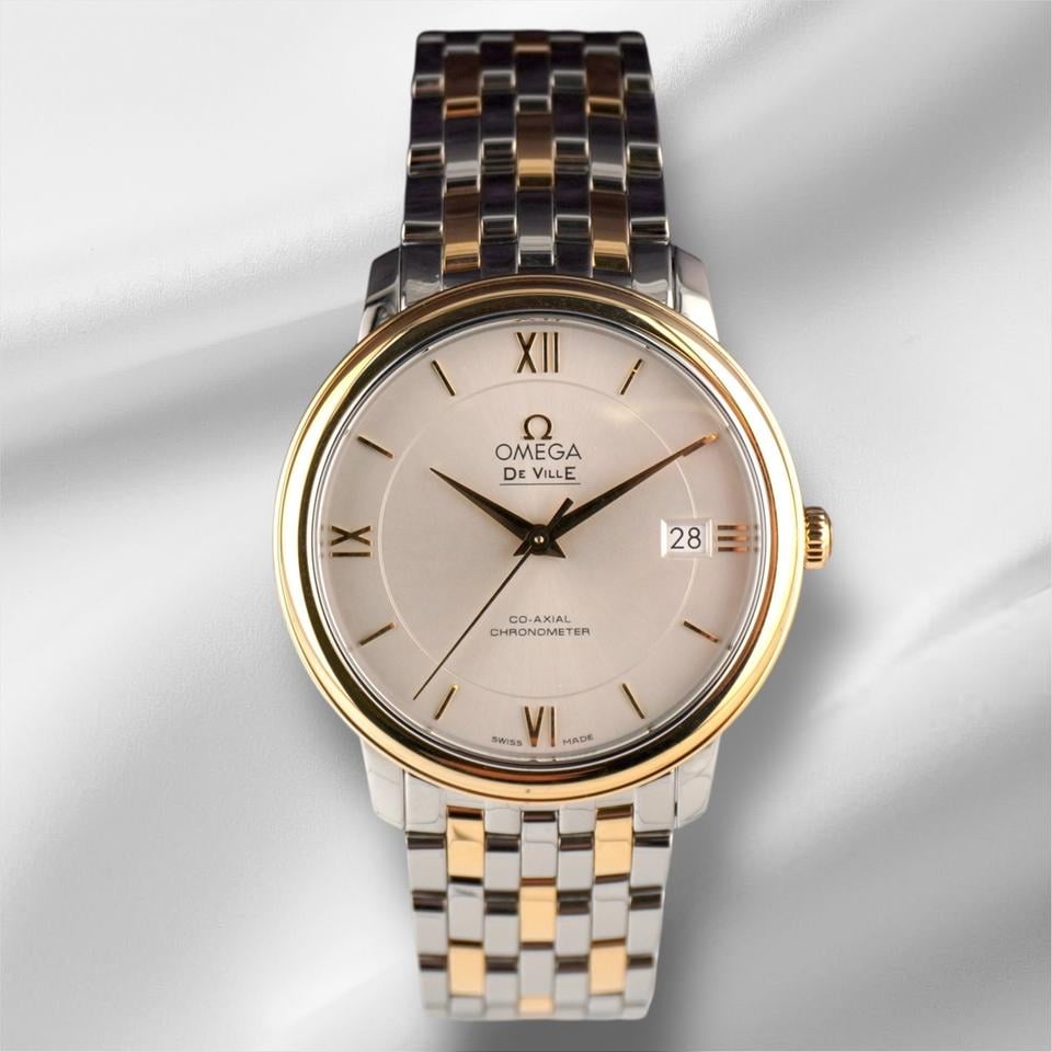 Omega De Ville Prestige36mm De Ville Date YG Steel Automatic Steel Mens Watch 424.20.37.20.02.001
