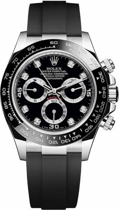 Rolex | Daytona | 116519LN-0025 | White gold | 40 mm | Rubber | Black | Automatic