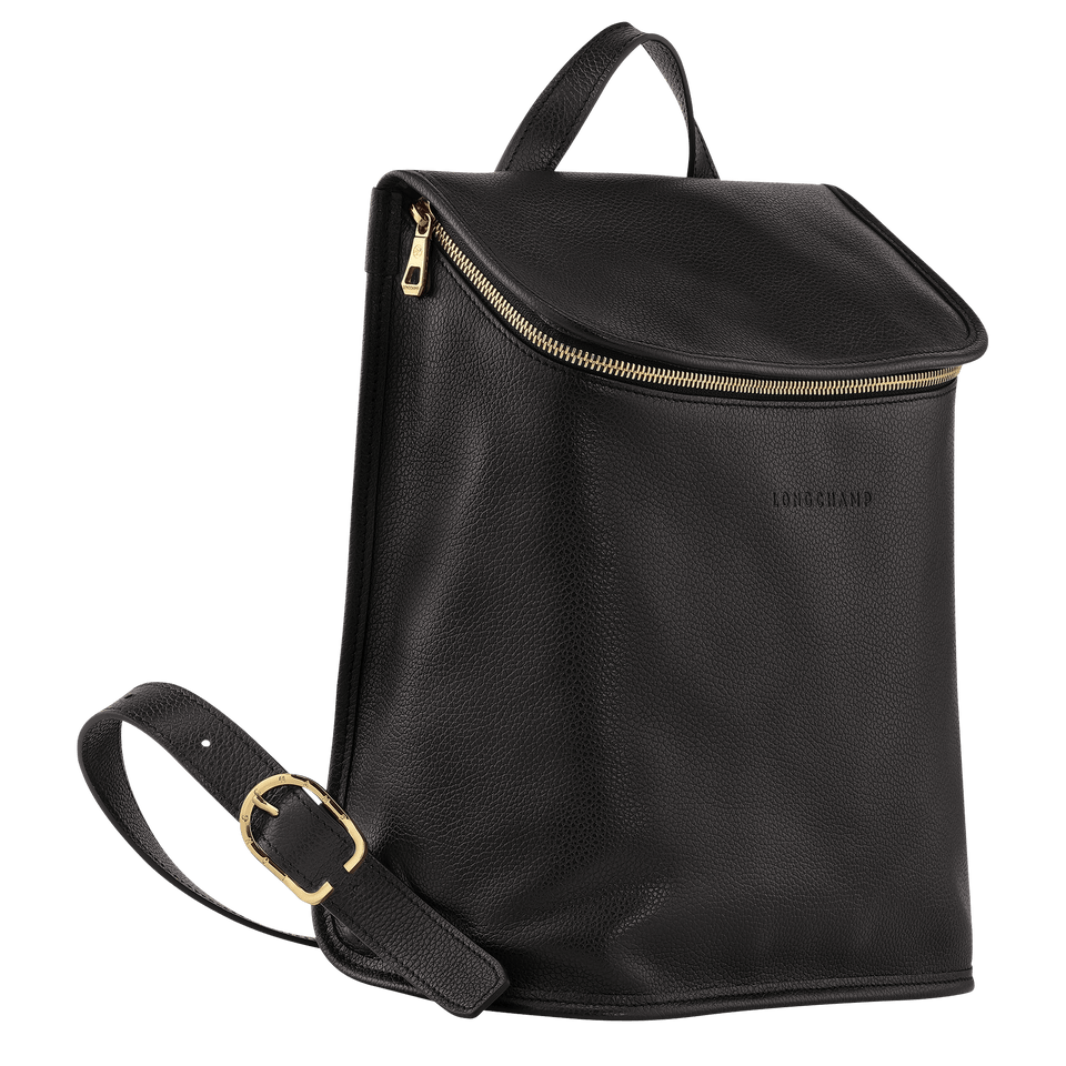 Longchamp Le Foulonné M Backpack Black