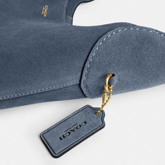 Coach Brooklyn Shoulder Bag 28 Brass Light Denim