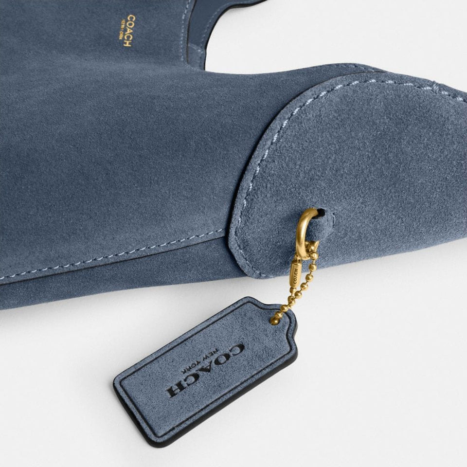 Coach Brooklyn Shoulder Bag 28 Brass Light Denim