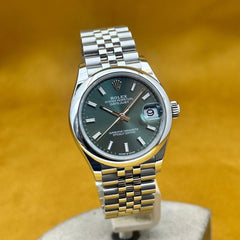 Rolex Datejustref 278240 Green Dial 31mm From 2025 Full Set