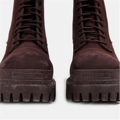 Balenciaga Men's Bal Combat Strike Hiker Rugged Boots
