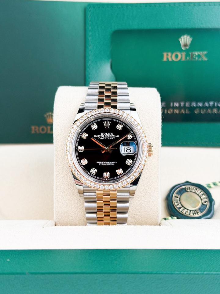 Rolex | Datejust | 126283RBR | Gold/Steel | 36 x 44 mm | Gold/Steel | Black | Automatic