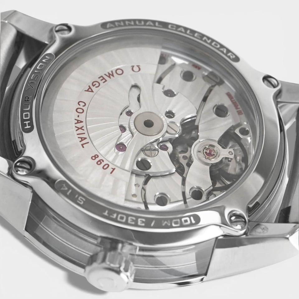 Omega De Ville Hour Vision Co-Axial Chronometer Annual Calendar Automatic / Steel / 41mm / Box&Papers / 431.30.41.22.06.001