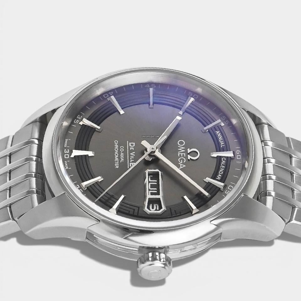 Omega De Ville Hour Vision Co-Axial Chronometer Annual Calendar Automatic / Steel / 41mm / Box&Papers / 431.30.41.22.06.001